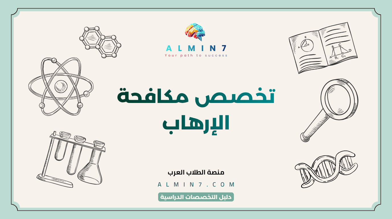 تخصص مكافحة الإرهاب canva