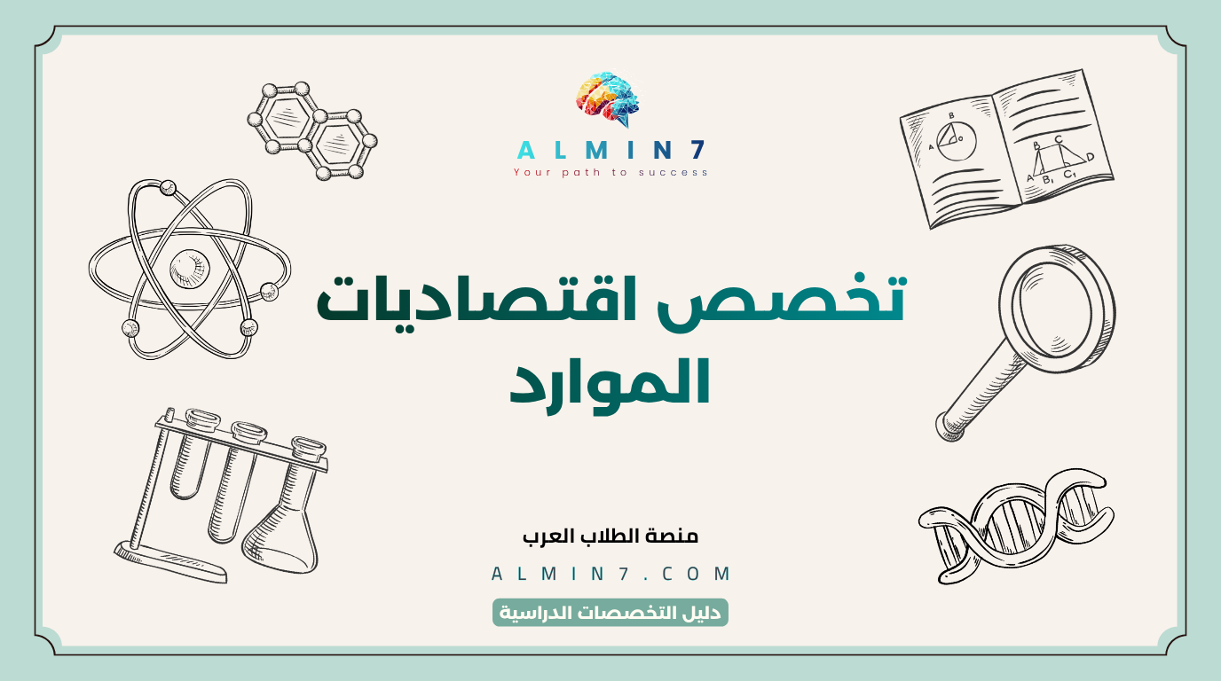 تخصص اقتصاديات الموارد canva